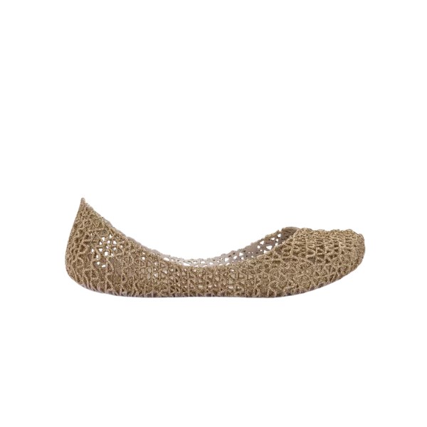 Melissa Ballerine glitter_gold
