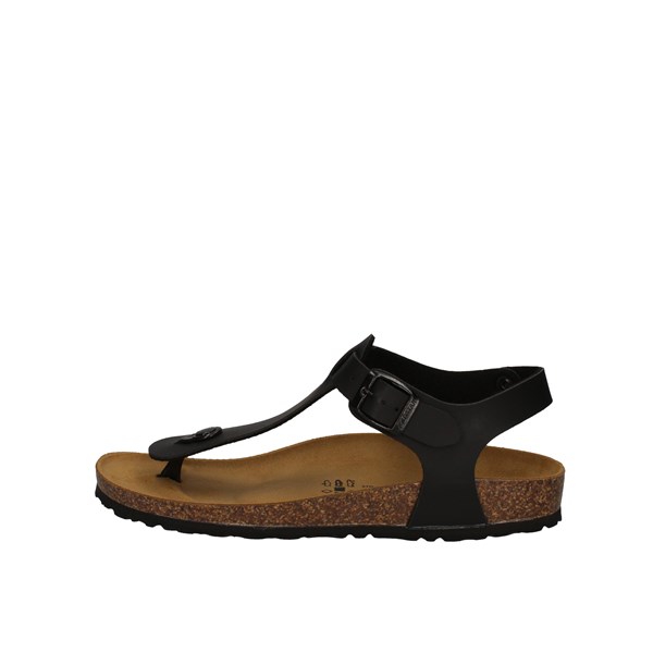 Gold Star Sandals Black