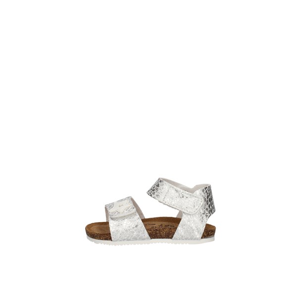 Gold Star Sandals Silver