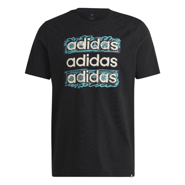 Adidas Manica Corta Nero