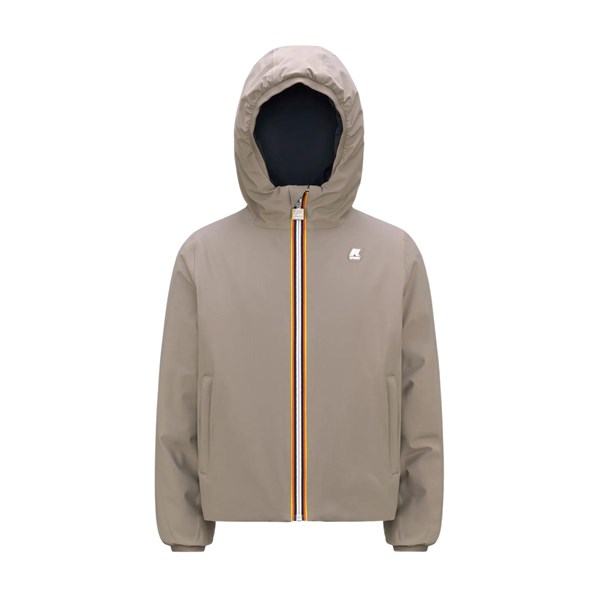 K-Way Impermeabile beige_blu