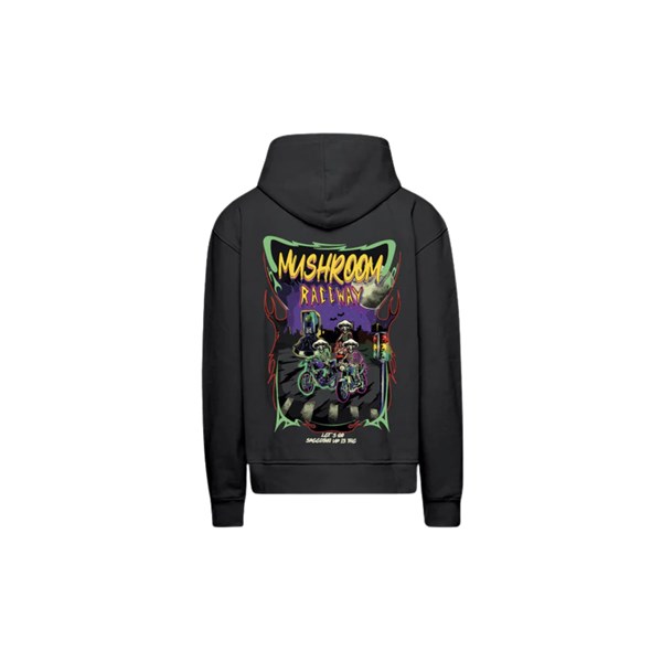 Mushroom Hoodies Black