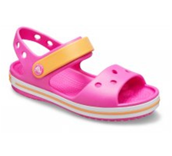 Crocs Shoes Unisex Junior Sandals rosa_arancio 12856