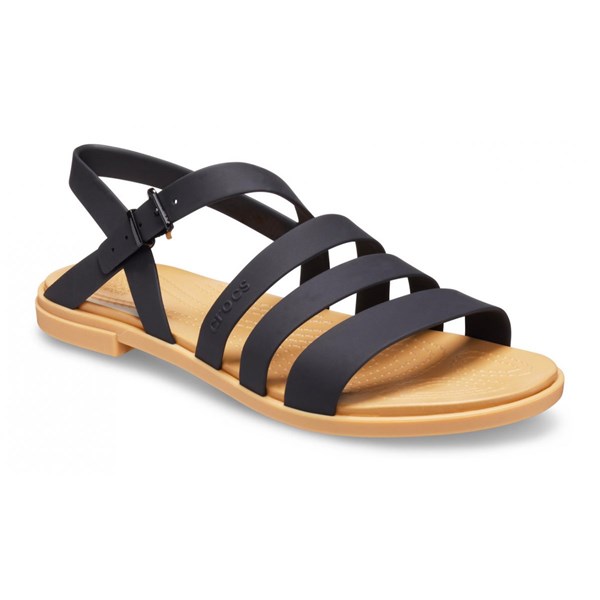 Crocs Shoes Woman Low Black Tulum Sandal W 206107
