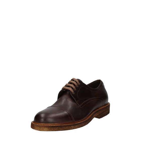 Struttura Shoes Man Laced Brown 338