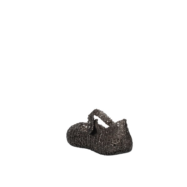 Melissa Scarpe Bambina Ballerine glitter_black MINI MELISSA CAMPANA PAPEL BB 32995