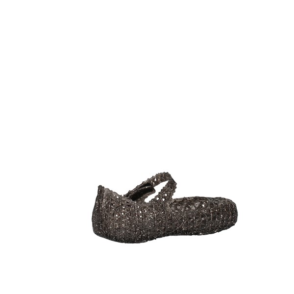 Melissa Scarpe Bambina Ballerine glitter_black MINI MELISSA CAMPANA PAPEL BB 32995