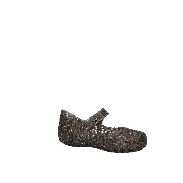 Melissa Scarpe Bambina Ballerine glitter_black MINI MELISSA CAMPANA PAPEL BB 32995