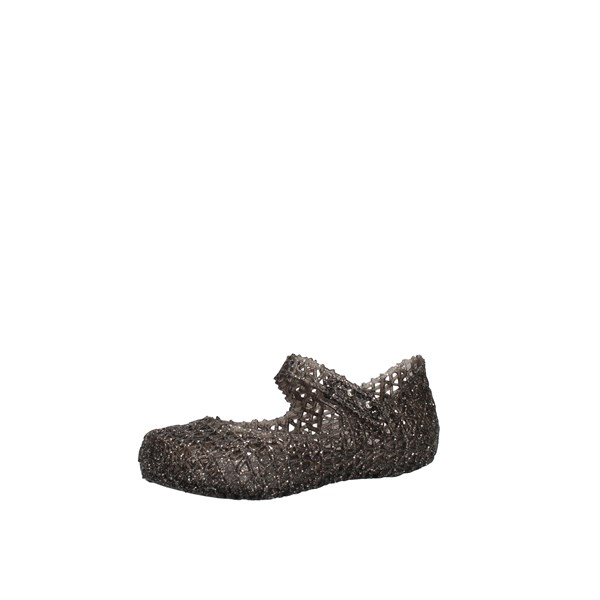 Melissa Scarpe Bambina Ballerine glitter_black MINI MELISSA CAMPANA PAPEL BB 32995