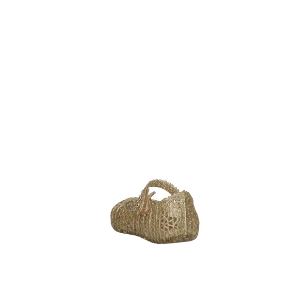 Melissa Scarpe Bambina Ballerine gold_glitter MINI MELISSA CAMPANA PAPEL BB 32995