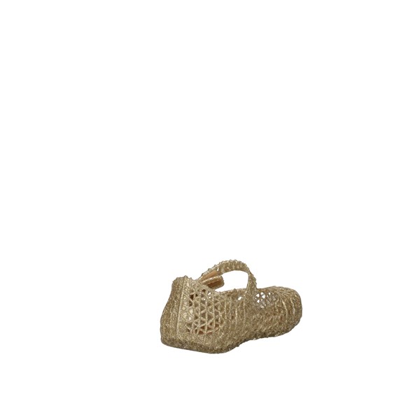 Melissa Scarpe Bambina Ballerine gold_glitter MINI MELISSA CAMPANA PAPEL BB 32995