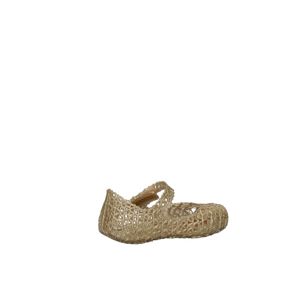 Melissa Scarpe Bambina Ballerine gold_glitter MINI MELISSA CAMPANA PAPEL BB 32995