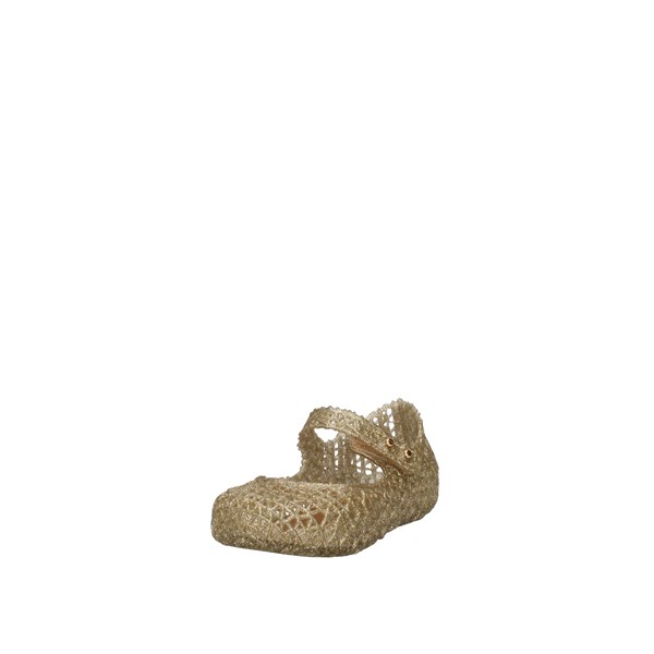 Melissa Scarpe Bambina Ballerine gold_glitter MINI MELISSA CAMPANA PAPEL BB 32995