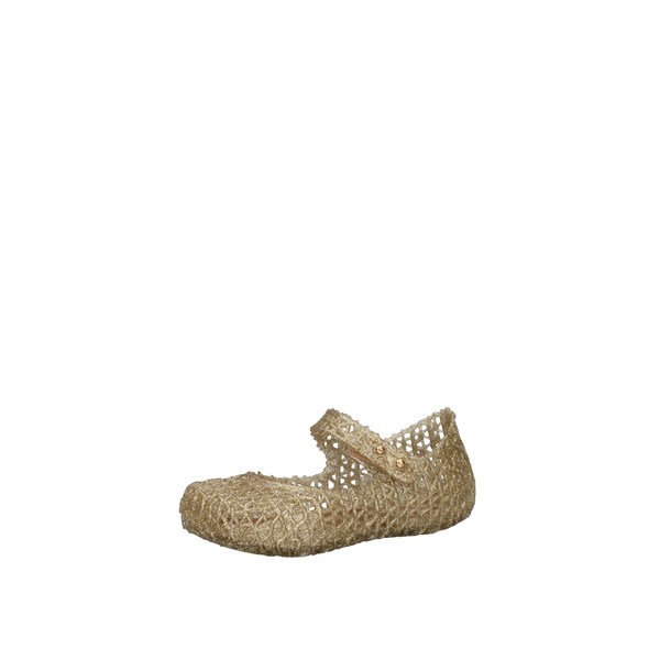 Melissa Scarpe Bambina Ballerine gold_glitter MINI MELISSA CAMPANA PAPEL BB 32995