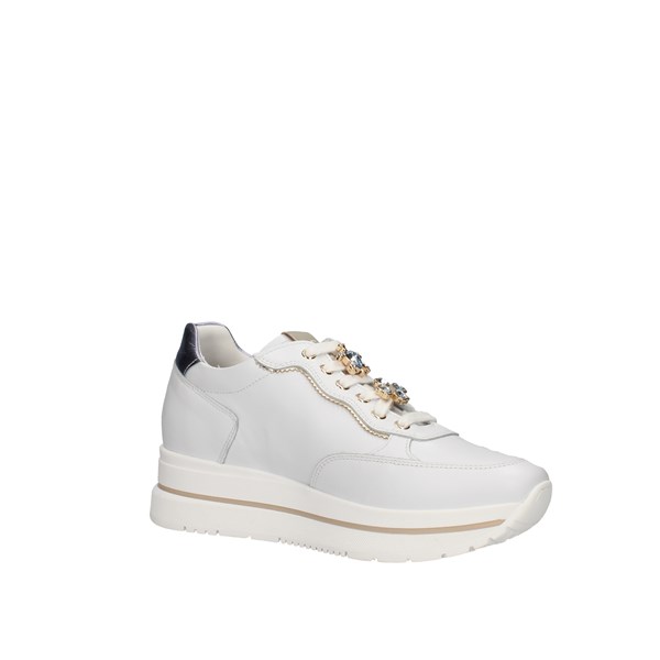 Nero Giardini Scarpe Donna Con Zeppa Bianco E512907D