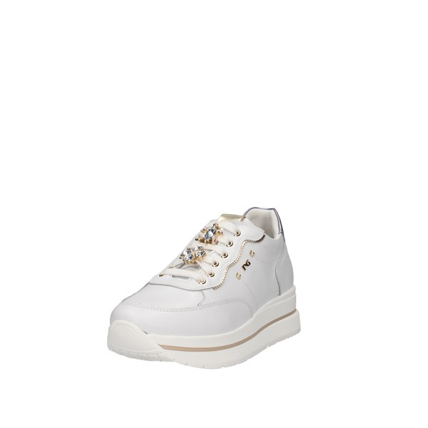 Nero Giardini Scarpe Donna Con Zeppa Bianco E512907D