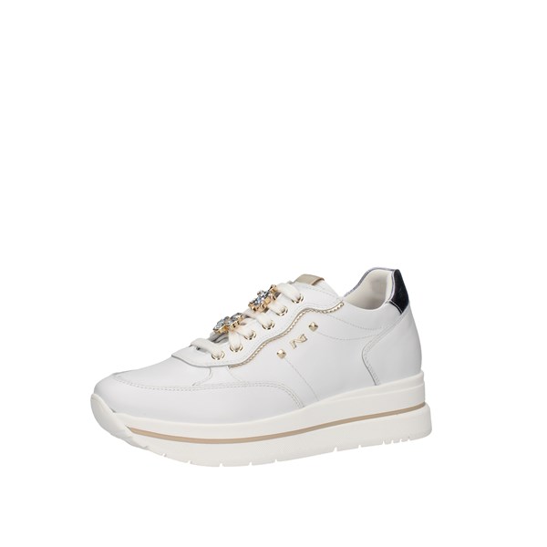 Nero Giardini Scarpe Donna Con Zeppa Bianco E512907D