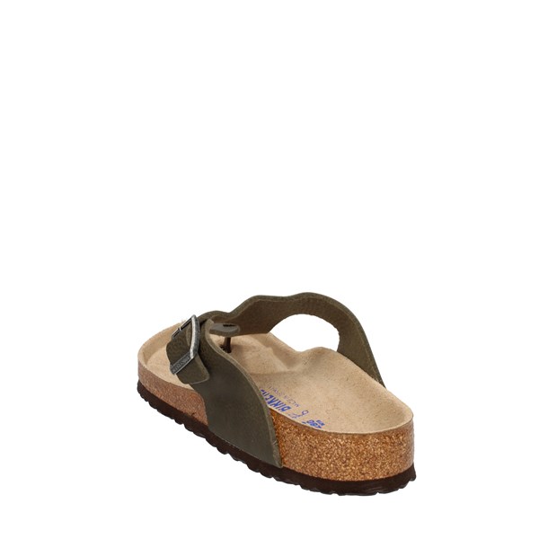 Birkenstock Shoes Man Sandals Green 1008425