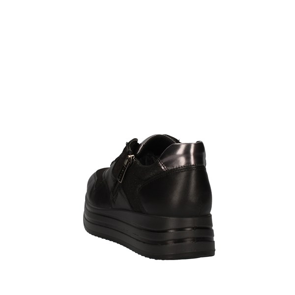 Igi e Co Shoes Woman With Wedge Black 8177500