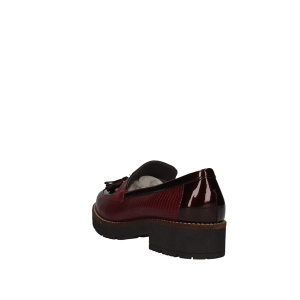 Pitillos Shoes Woman Loafers Bordeaux 1095