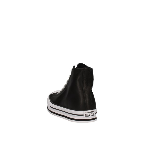 Converse Scarpe Unisex Adulto Junior Alte Nero 666391C