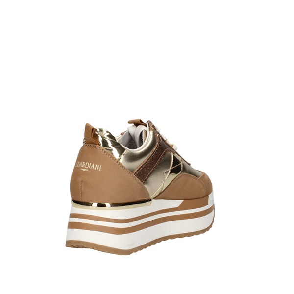 Guardiani Shoes Woman With Wedge Gold AGW004311