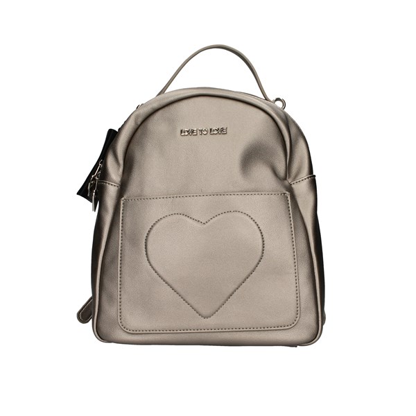 Love To Love Bags Woman Backpacks Grey 1386