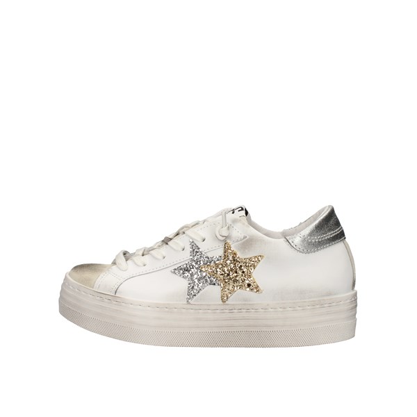 2star Shoes Woman  low White 2SD2854
