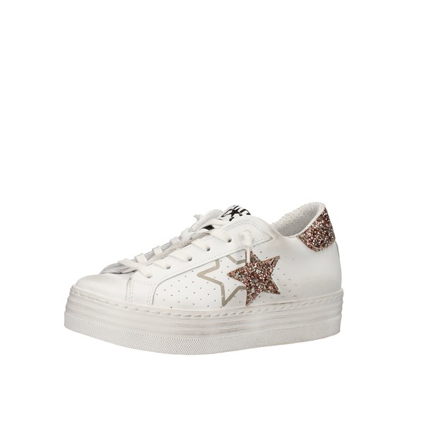 2star Shoes Woman  low White 2SD3444