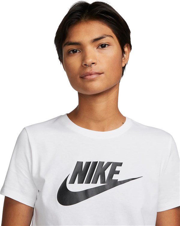 Nike Abbigliamento Donna Manica Corta Bianco DX7906