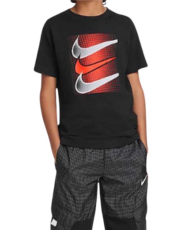 Nike Abbigliamento Bambino Manica Corta Nero DX9525