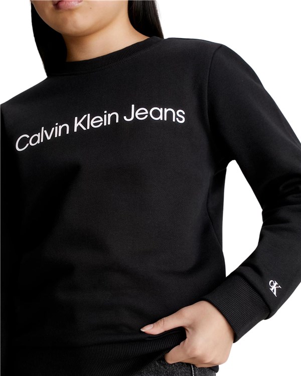 Calvin Klein Abbigliamento Unisex Bambino Girocollo Nero IU0IU00581