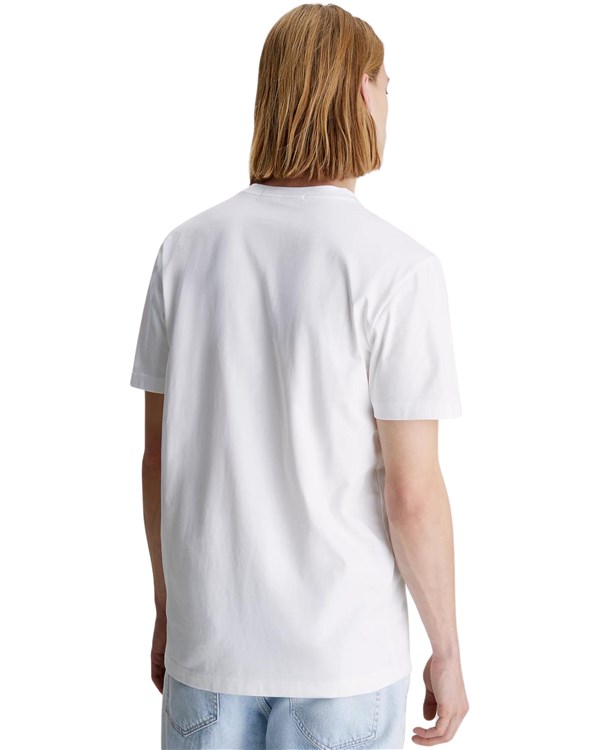 Calvin Klein Abbigliamento Uomo Manica Corta Bianco J30J323483