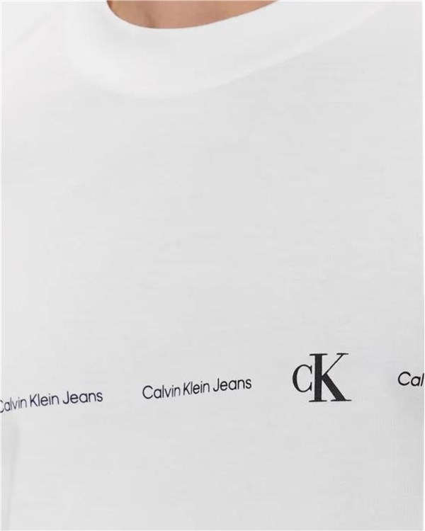 Calvin Klein Abbigliamento Uomo Manica Corta Bianco J30J324668