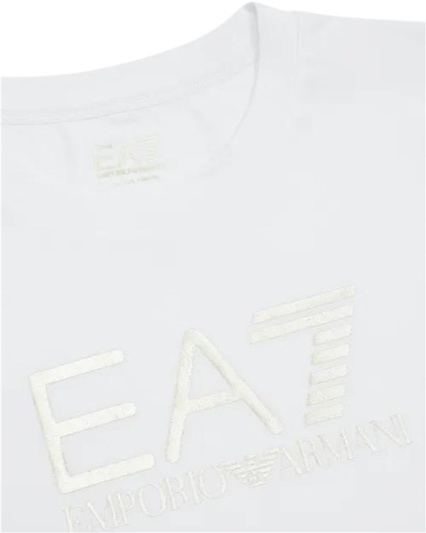 Armani EA7 Abbigliamento Bambina Manica Corta Bianco 8NFT01 FJ2HZ