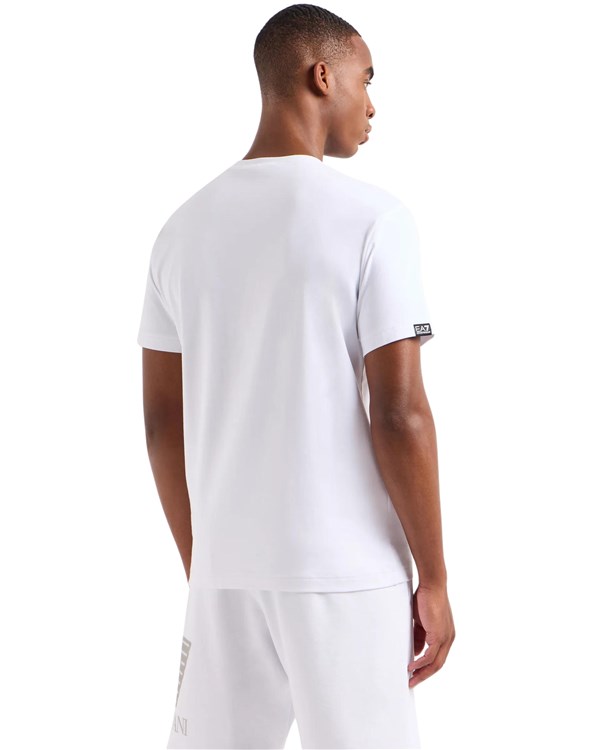 Armani EA7 Abbigliamento Uomo Manica Corta Bianco 3DPT37 PJMUZ