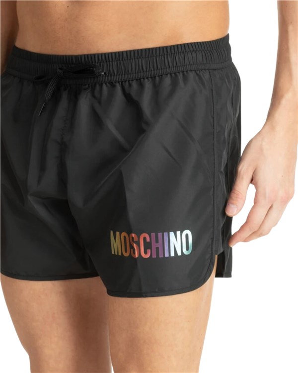 Moschino Abbigliamento Uomo Shorts Mare Nero V3A423193010555