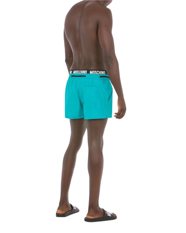 Moschino Abbigliamento Uomo Shorts Mare Verde V3A42229301