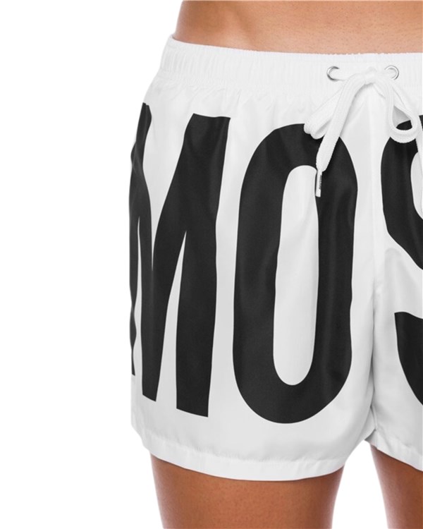 Moschino Abbigliamento Uomo Shorts Mare Bianco V3A428593010001