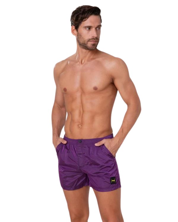 Effek F**k Abbigliamento Uomo Shorts Mare purple FK24-2008