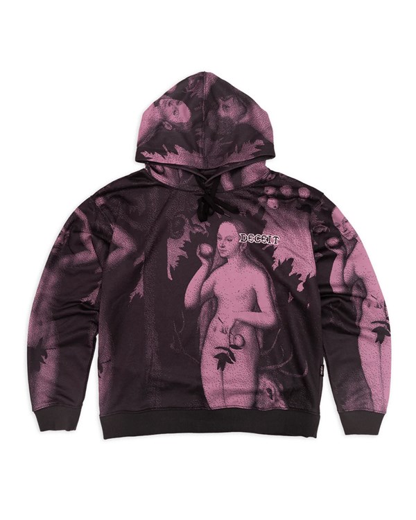 Deceit Abbigliamento Unisex Con Cappuccio purple DCTFW016