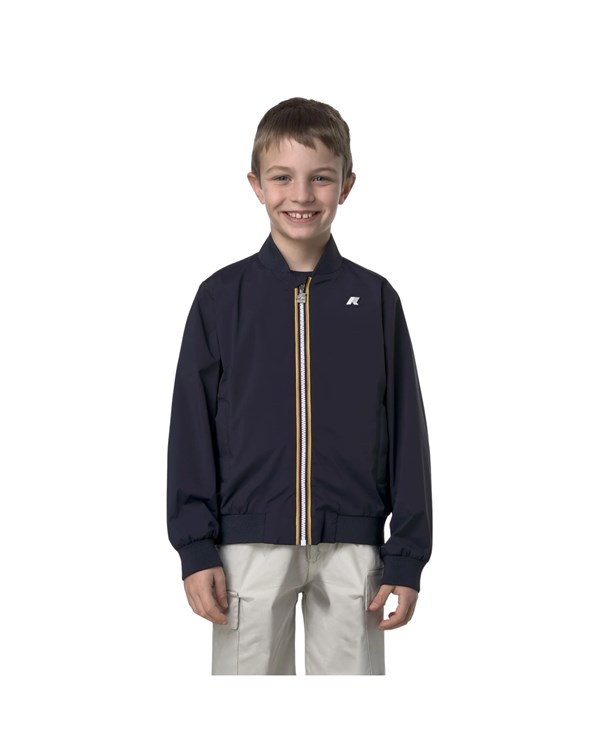 K-Way Abbigliamento Unisex Junior Bomber blue_depth_k89 K4138DW