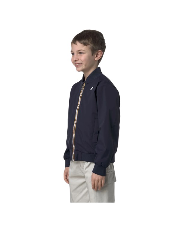 K-Way Abbigliamento Unisex Junior Bomber blue_depth_k89 K4138DW
